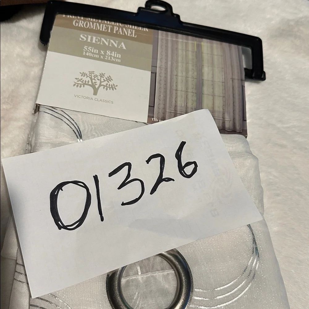 NWT Victoria Classics Sheer Grommet Panel